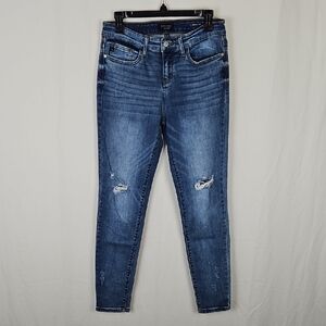 Judy Blue Skinny Fit Distressed Jeans
